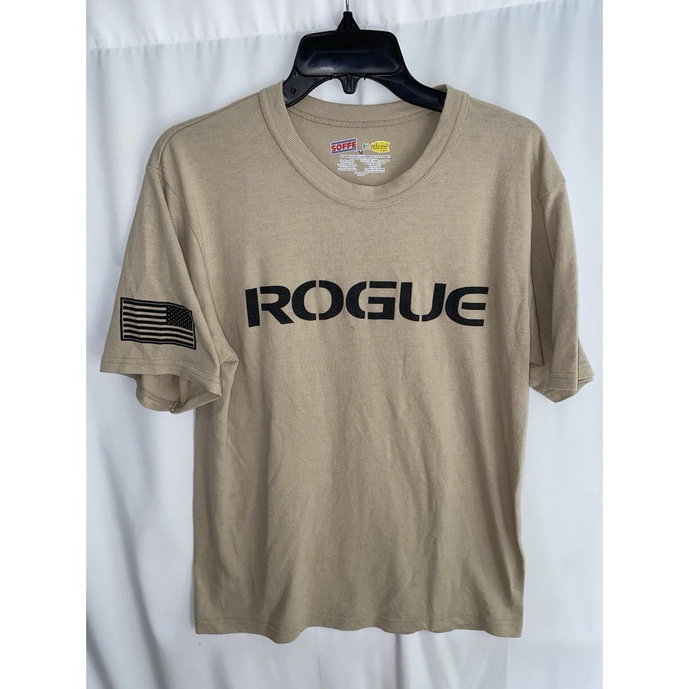 Rogue Fitness Sleeve Flag T Shirt Mens Medium